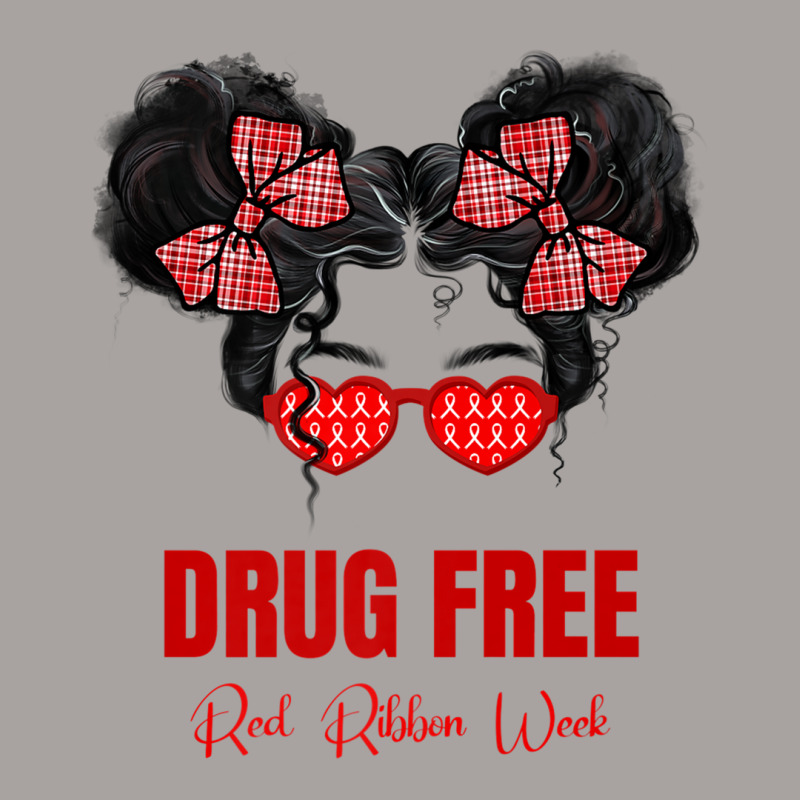 Drug Free Messy Run Glasses Red Ribbon Week Awareness Premium T Shirt Racerback Tank by cm-arts | Artistshot