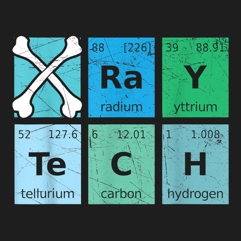 X Ray Tech Radiologist Rad Tech Radiology Periodic Table T Shirt Classic T-shirt by cm-arts | Artistshot