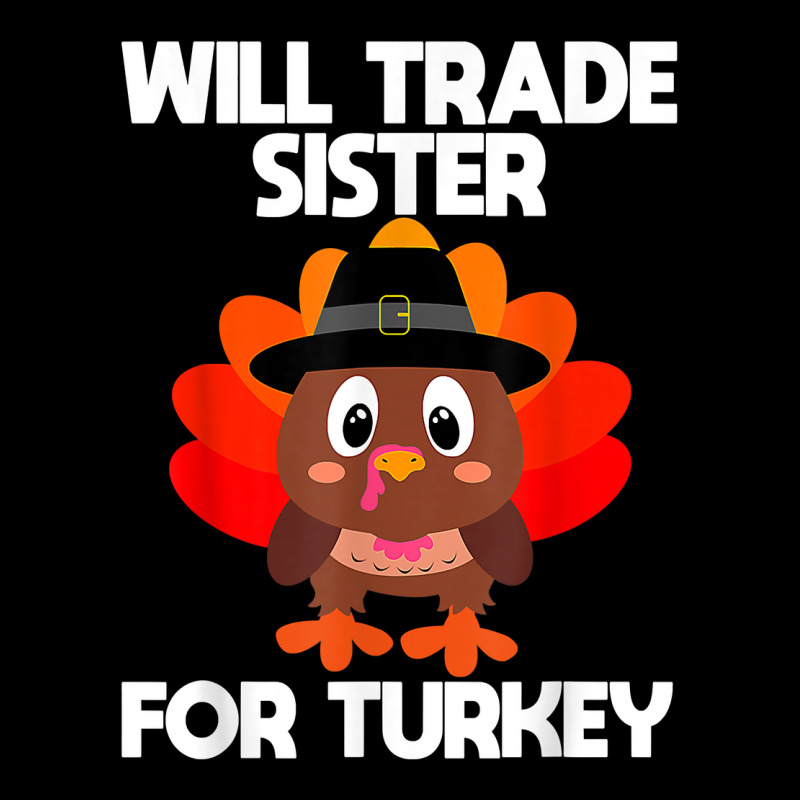 Thanksgiving For Boys Kids Will Trade Sister For Turkey T Shirt Fleece Short | Artistshot