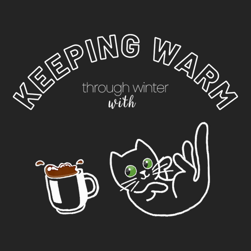 Warm Winter Cute Cat Coffee Barista Funny Gas Prizes Cold T Shirt 3/4 Sleeve Shirt | Artistshot