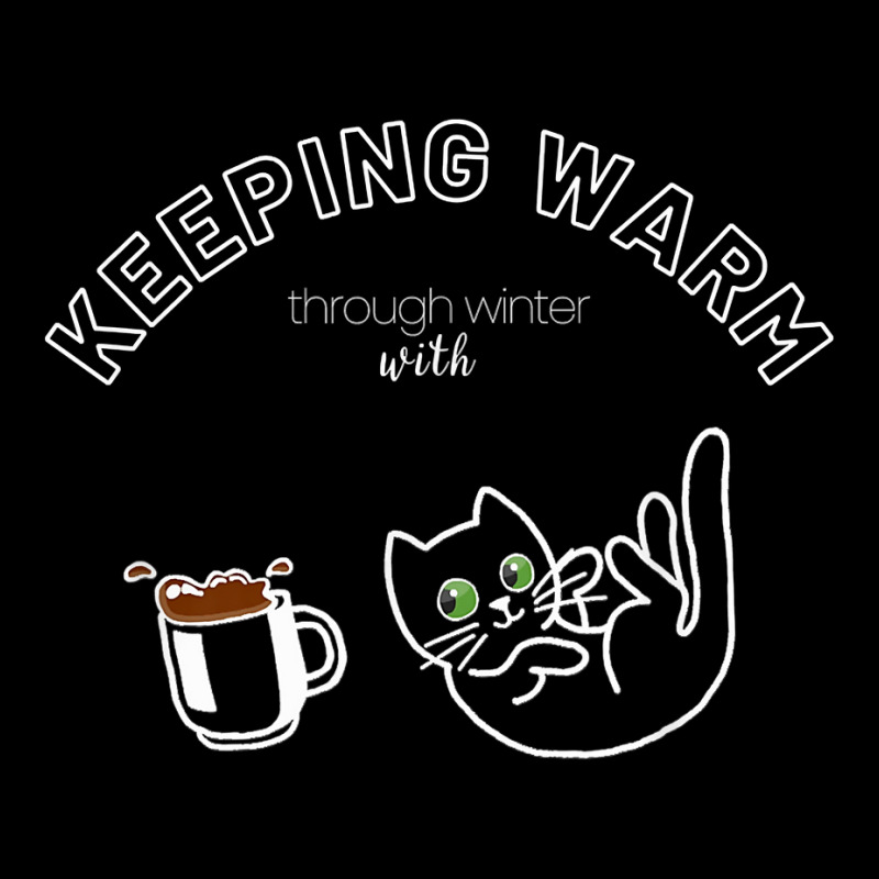 Warm Winter Cute Cat Coffee Barista Funny Gas Prizes Cold T Shirt Zipper Hoodie | Artistshot