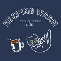 Warm Winter Cute Cat Coffee Barista Funny Gas Prizes Cold T Shirt Men Denim Jacket | Artistshot