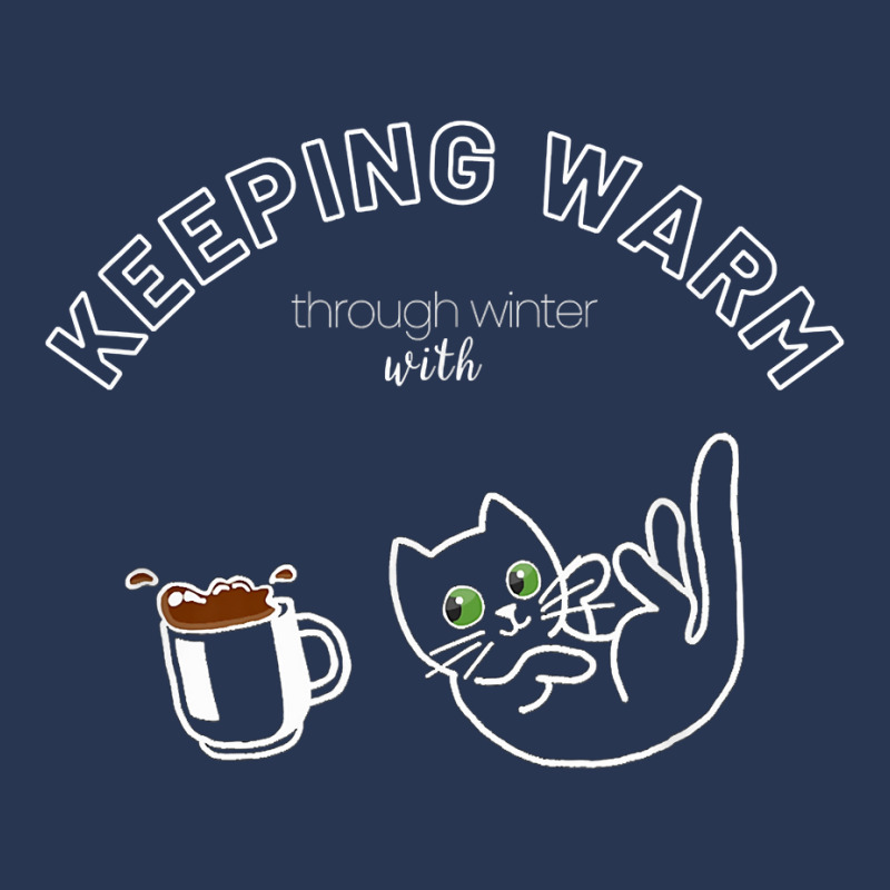 Warm Winter Cute Cat Coffee Barista Funny Gas Prizes Cold T Shirt Men Denim Jacket | Artistshot