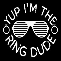 Yup I'm The Ring Dude Funny Ring Wedding T Shirt Men's 3/4 Sleeve Pajama Set | Artistshot