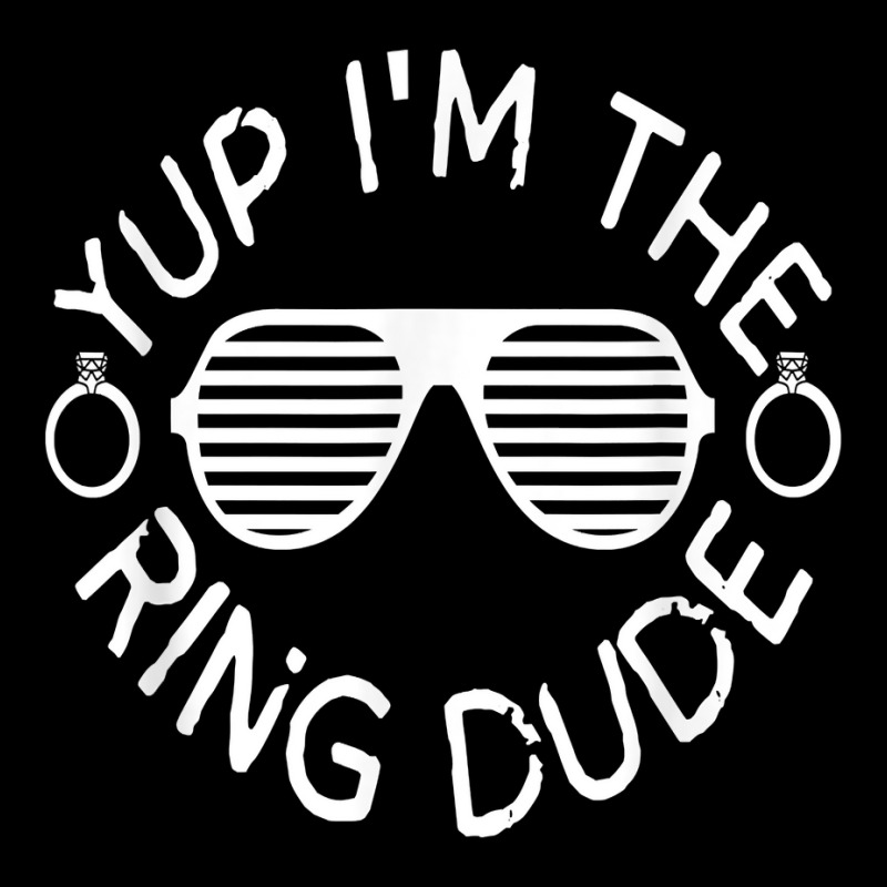 Yup I'm The Ring Dude Funny Ring Wedding T Shirt Fleece Short | Artistshot