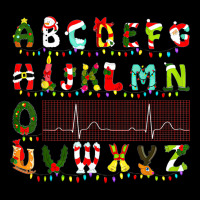 Nurse Cardiology Pqrst Alphabet Sinus Rhythm Christmas T Shirt Adjustable Cap | Artistshot