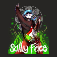 Sally Face Guitar (no Background) Premium Ladies Fitted T-shirt | Artistshot