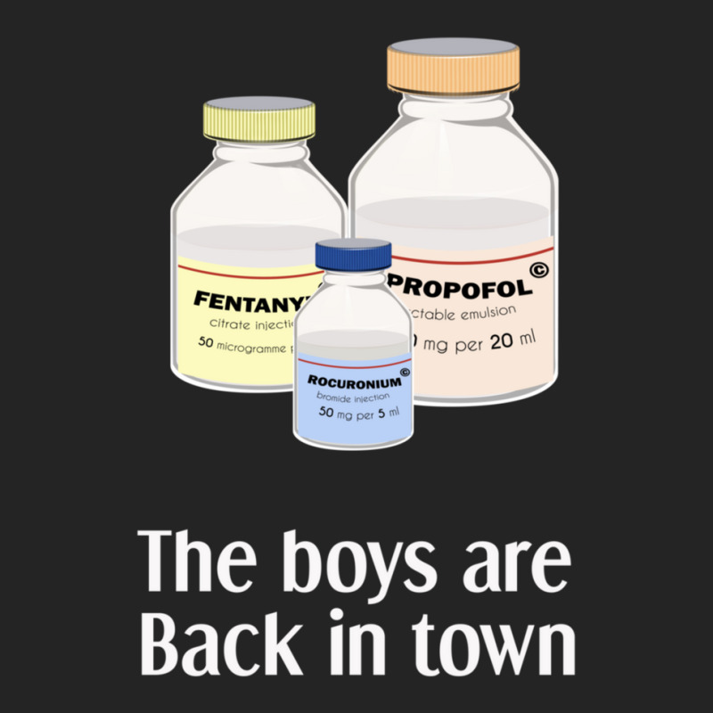 The Boys Are Back In Town  Funny Anesthesia Shirt  Anesthesiologist An 3/4 Sleeve Shirt | Artistshot