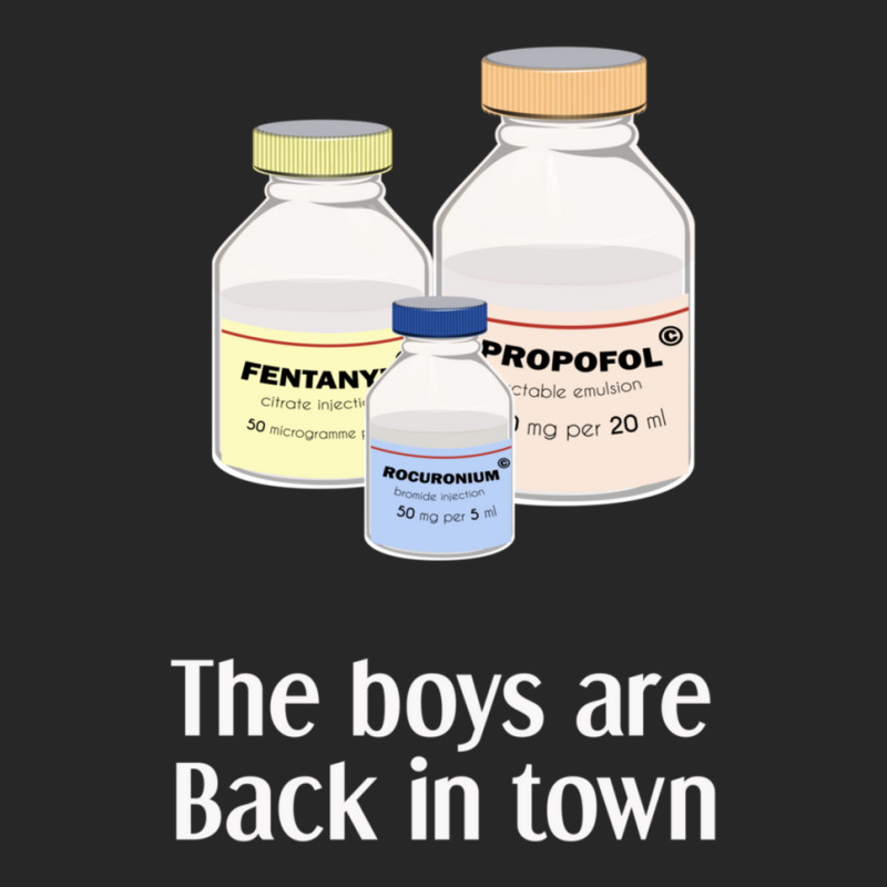 The Boys Are Back In Town  Funny Anesthesia Shirt  Anesthesiologist An Men's T-shirt Pajama Set | Artistshot