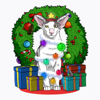 Oriental Shorthair Cat Christmas Tree X Mas Santa Long Sleeve T Shirt T-shirt | Artistshot