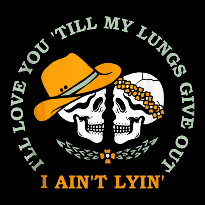 Funny I'll Love You 'till My Lungs Give Out A Ain't Lyin' Tank Top Cropped Hoodie by cm-arts | Artistshot