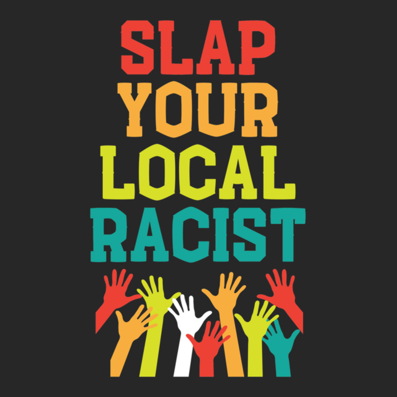 Slap Your Local Racist Hate Racist Men's T-shirt Pajama Set | Artistshot