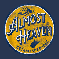 West Virginia Almost Heaven 304 Map Home Tank Top Men Denim Jacket | Artistshot