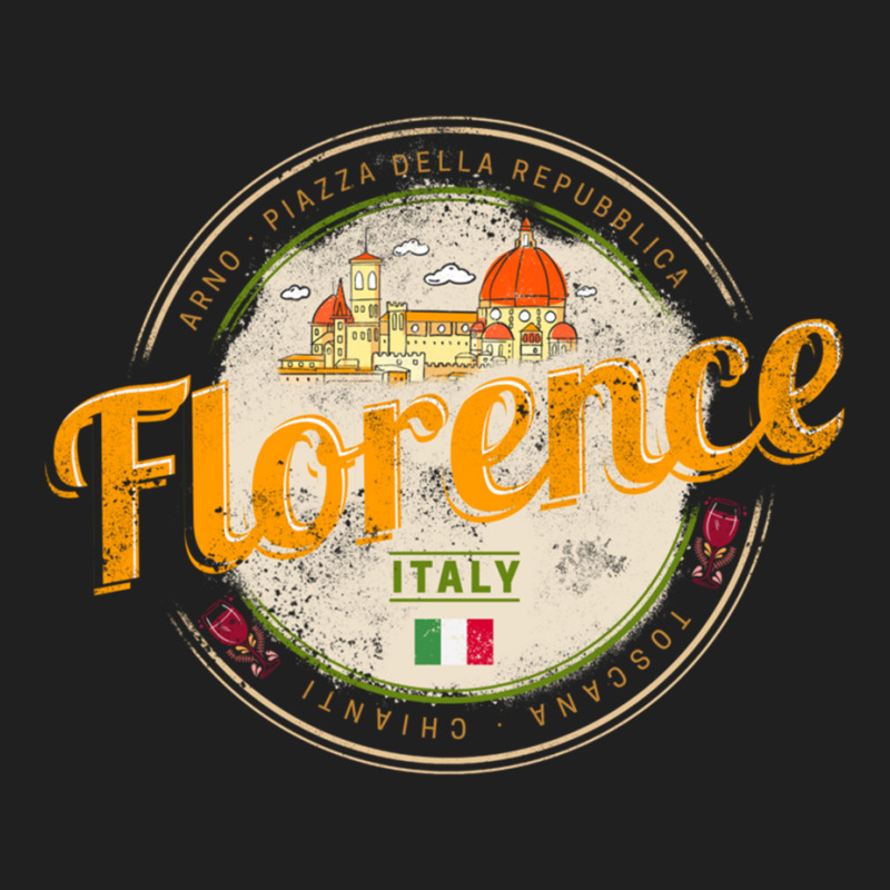 Florence Capital Of Tuscany Italy Vintage Souvenir Sweatshirt Ladies Polo Shirt by cm-arts | Artistshot