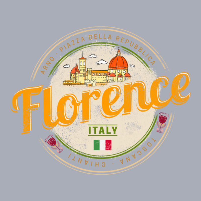 Florence Capital Of Tuscany Italy Vintage Souvenir Sweatshirt Tank Dress by cm-arts | Artistshot