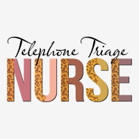 Leopard Telephone Triage Nurse Print For Nursing Student Long Sleeve T Baby Bibs | Artistshot