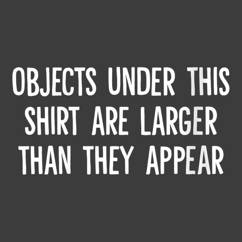 Womens Objects Under This Shirt Are Larger Than They Appear V Neck T S Men's Polo Shirt | Artistshot