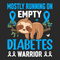 Funny Lazy Sloth Mostly Running On Empty Diabetes Warrior T Shirt Printed Hat | Artistshot