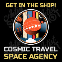 Cosmic Travel Space Agency Cropped Sweater | Artistshot