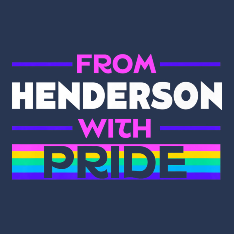 From Henderson With Pride Lgbtq Sayings Lgbt Quotes Nevada Premium T S Ladies Denim Jacket by cm-arts | Artistshot