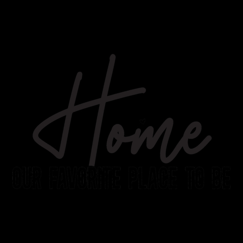 Home Is Our Favorite Place To Be Sign  ,cute Welcome Mat  Front Porch  Cropped Hoodie by cm-arts | Artistshot