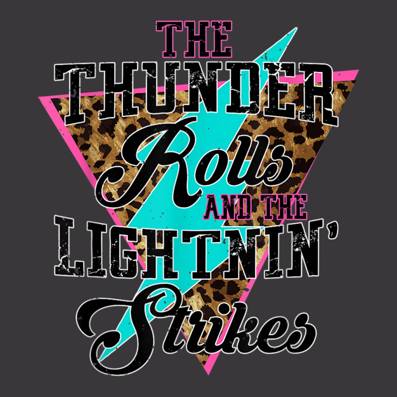 The Thunder Rolls And The Lightnin Strikes Leopard Ladies Curvy T-Shirt by BrodyEdgmon | Artistshot