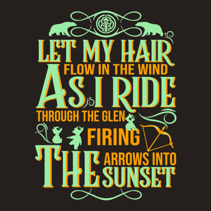 Let My Hair Flow In The Wind Tank Top by cm-arts | Artistshot