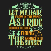 Let My Hair Flow In The Wind Classic T-shirt | Artistshot