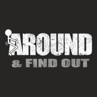 Fuck Around And Find Out Men Funny Christmas Holiday T Shirt Ladies Fitted T-shirt | Artistshot