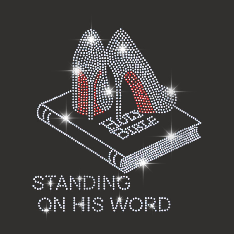 Womens Stand On His Word Bible Christian Bling Rhinestone Tee V Neck T Champion Hoodie by cm-arts | Artistshot