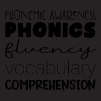 Phonemic Awareness Phonics Fluency Vocab Comprehension Sweatshirt Vintage Cap | Artistshot