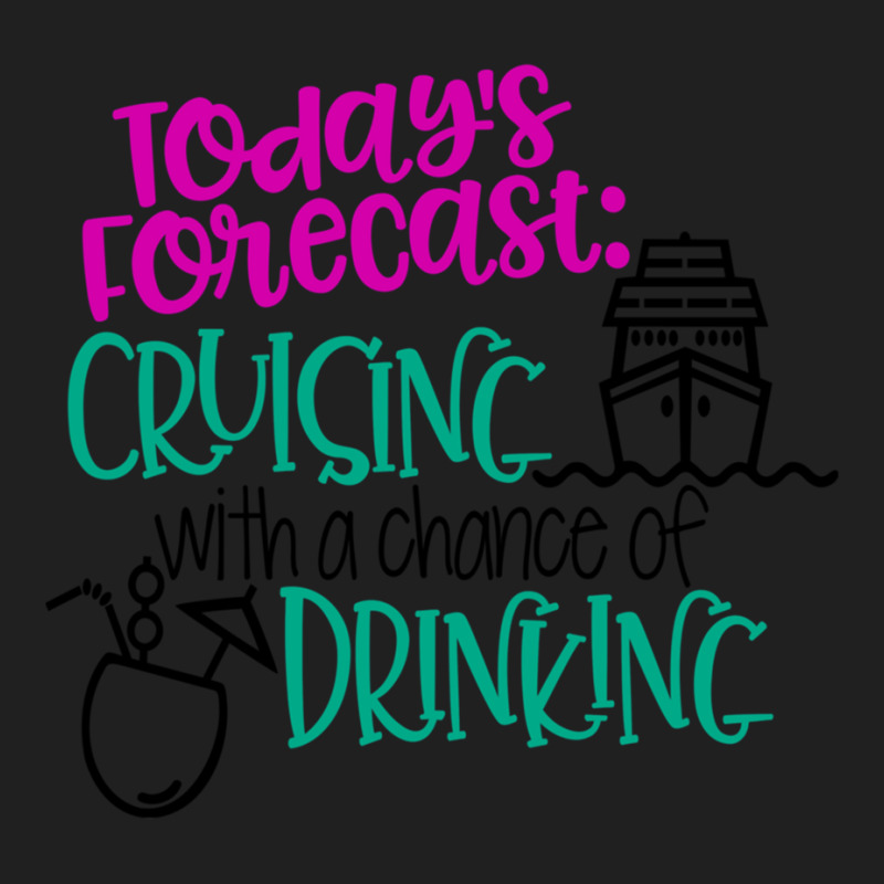 Todays Forecast Cruising With A Chance Of Drinking Relaxed Fit Drawstring Bags | Artistshot