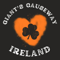 Giant's Causeway Shamrock Gaelic Football And Hurling Long Sleeve T Sh Ladies Fitted T-shirt | Artistshot