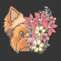 Yorkie T  Shirt Yorkshire Terrier With Flowers T  Shirt Toddler Hoodie | Artistshot