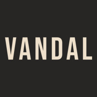 Vandal Type Pullover Hoodie Ladies Fitted T-shirt | Artistshot