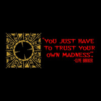 Clive Barker Trust Your Madness Cropped Hoodie | Artistshot