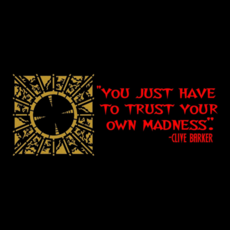 Clive Barker Trust Your Madness Cropped Hoodie by cm-arts | Artistshot