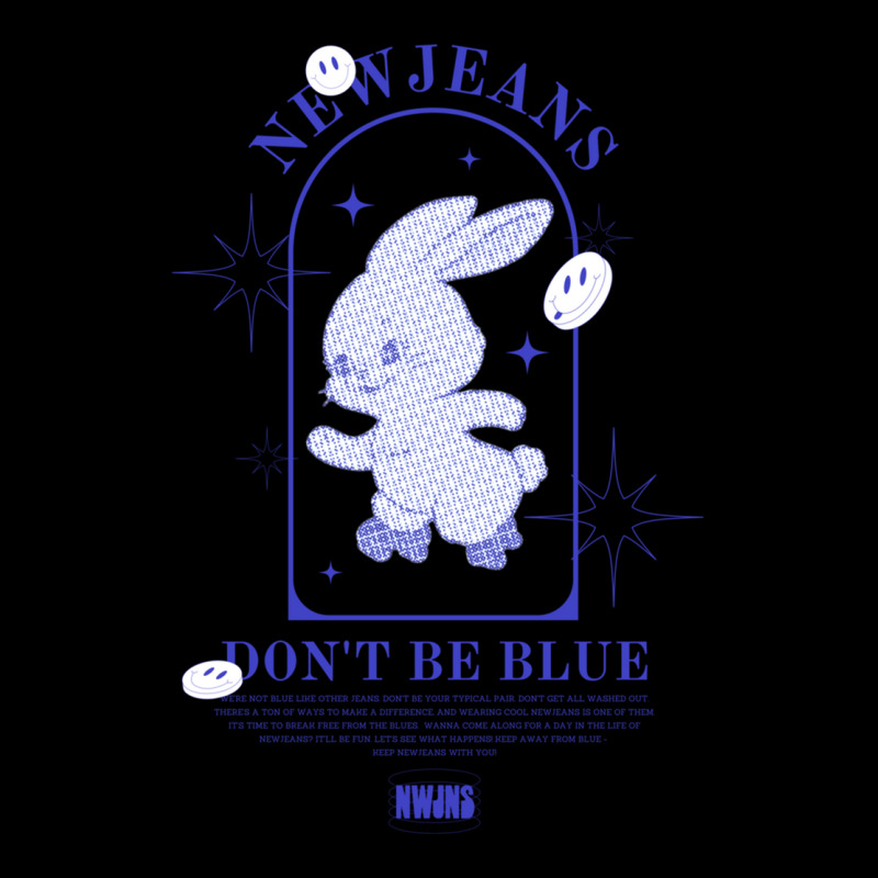 Newjeans Denim Bunny Dont Be Blue Premium Long Sleeve Shirts | Artistshot