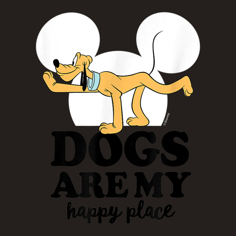 Funny Pluto Dogs Are My Happy Place Tank Top | Artistshot