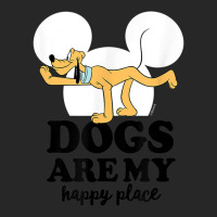 Funny Pluto Dogs Are My Happy Place Men's T-shirt Pajama Set | Artistshot