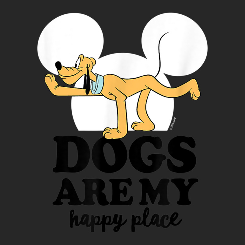 Funny Pluto Dogs Are My Happy Place Men's T-shirt Pajama Set | Artistshot