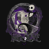 Funny Nightmare Before Christmas Valentines Jack True Love Portrait Canvas Print | Artistshot