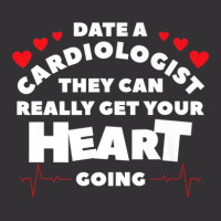 Date A Cardiologist They Can Really Get Your Heart Going Vintage Hoodie | Artistshot