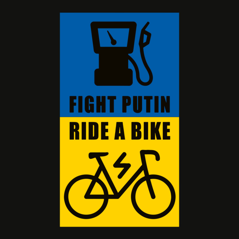 Fight Putin Ride A Bike Scorecard Crop Tee by cm-arts | Artistshot