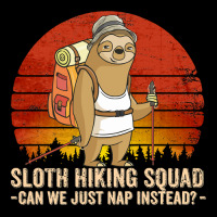 Hiking Outdoor Mountain Sloth Hiking Team Can We Just Nap Instead Vint Adjustable Cap | Artistshot