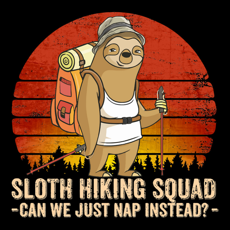 Hiking Outdoor Mountain Sloth Hiking Team Can We Just Nap Instead Vint Adjustable Cap by cm-arts | Artistshot