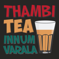 Tambi Tea Innum Varala Tamil Comedy Quote Chennai Ladies Fitted T-shirt | Artistshot