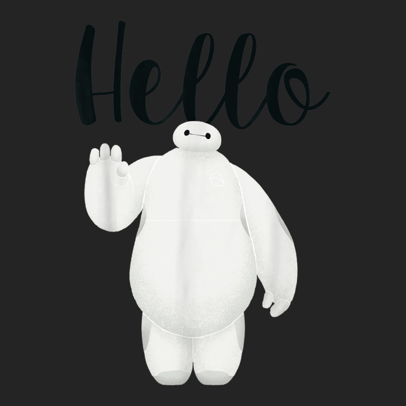 Funny Big Hero 6 Baymax Wave Hello Graphic 3/4 Sleeve Shirt | Artistshot