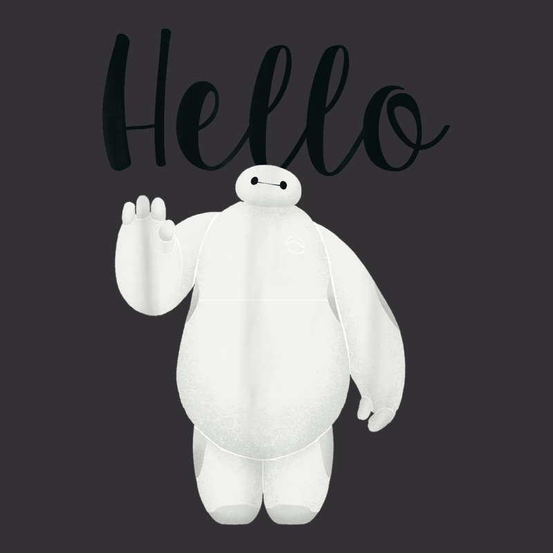 Funny Big Hero 6 Baymax Wave Hello Graphic Vintage Hoodie And Short Set | Artistshot