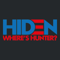 Hiden Wheres Hunter Crewneck Sweatshirt | Artistshot